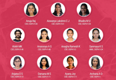 Vidya top performers secure 9+ SGPA in S6 University Examinations