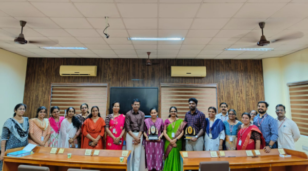 Vidya Staff Club bids farewell to Ms. Vandana M (Asst. Prof, ECE Dept) and Mr. Renjith R (Asst. Prof , CE Dept)