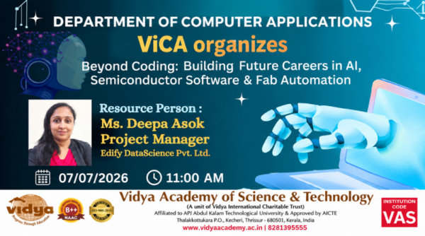ViCA organizes expert talk on Emerging Career Opportunities in AI