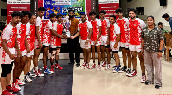 Vidya Men’s Kabaddi Team clinches Runner-Up Position in APJAKTU E-Zone Championship