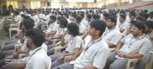 Cross section of the students attending the awareness session about GATE and opportunities through GATE - A
