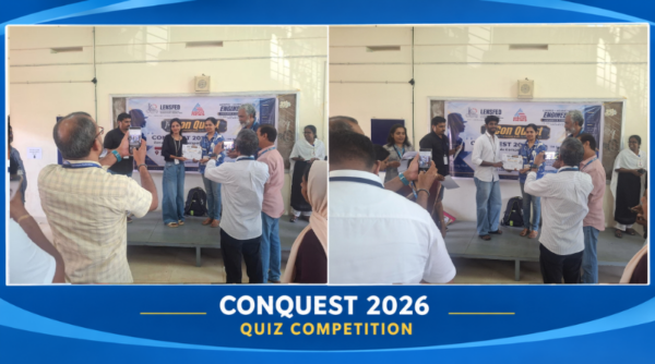Civil engineering students represent VAST at the ConQuest 2026 quiz competition