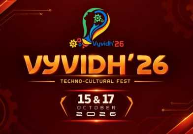 Get ready to experience a spectrum of endless talent and infinite possibilities at Vidya’s Technocultural Fest- VYVIDH 2026 on 15 and 17 October 2026